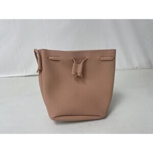 Macy's Drawstring Bucket Bag Light Salmon Pink Single Strap Crossbody Bag